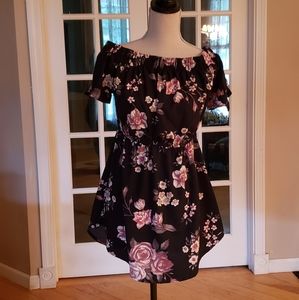 Hint of Blush Floral Dress